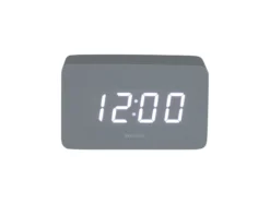 Alarm clock Spry tube LED mouse grey