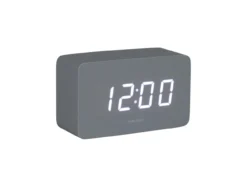 Alarm clock Spry tube LED mouse grey