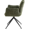 Alice draaistoel stof groen