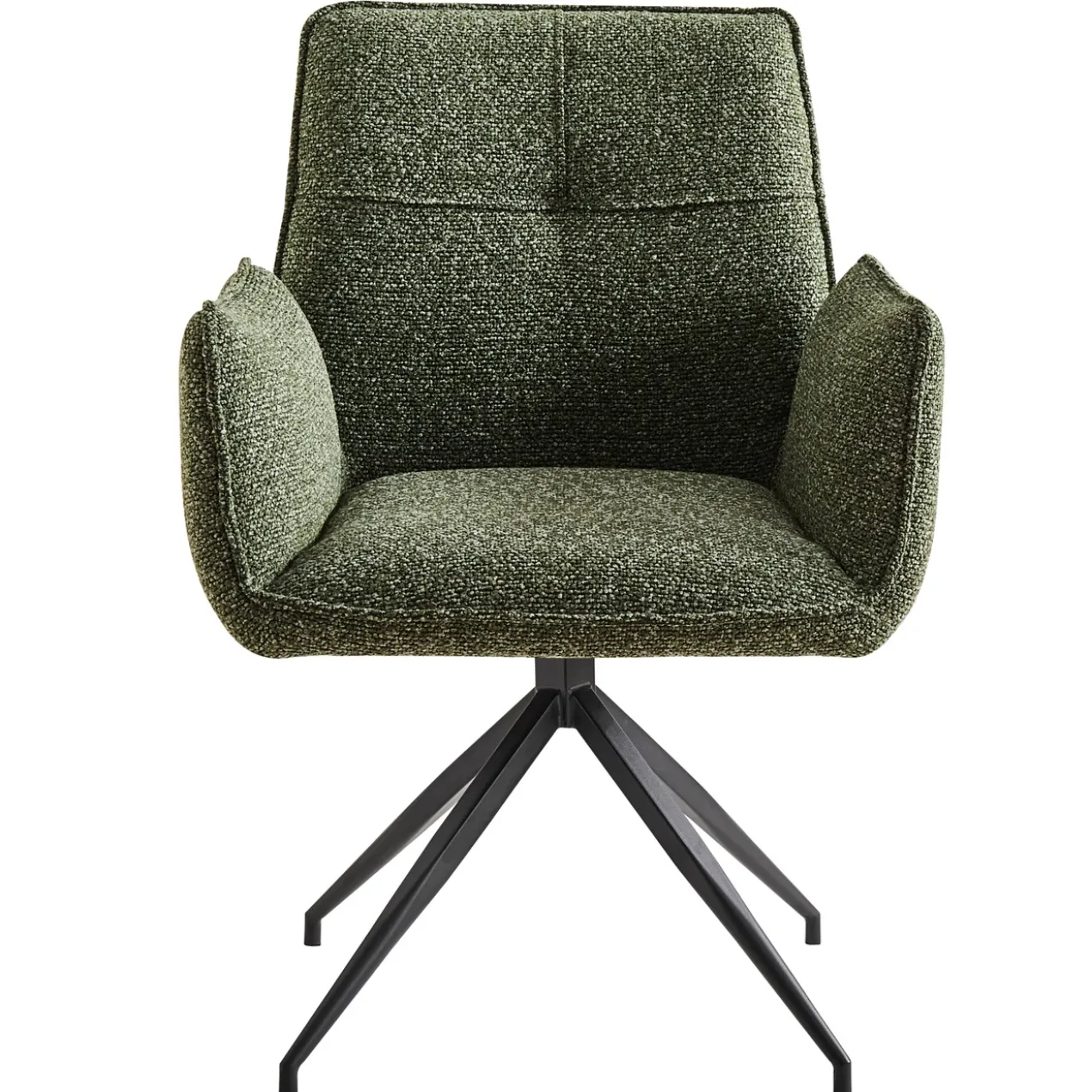 Alice draaistoel stof groen