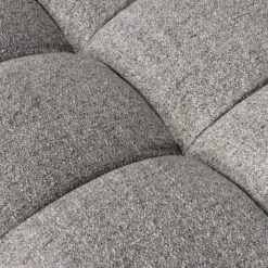 Allure hocker geweven stof klei melange