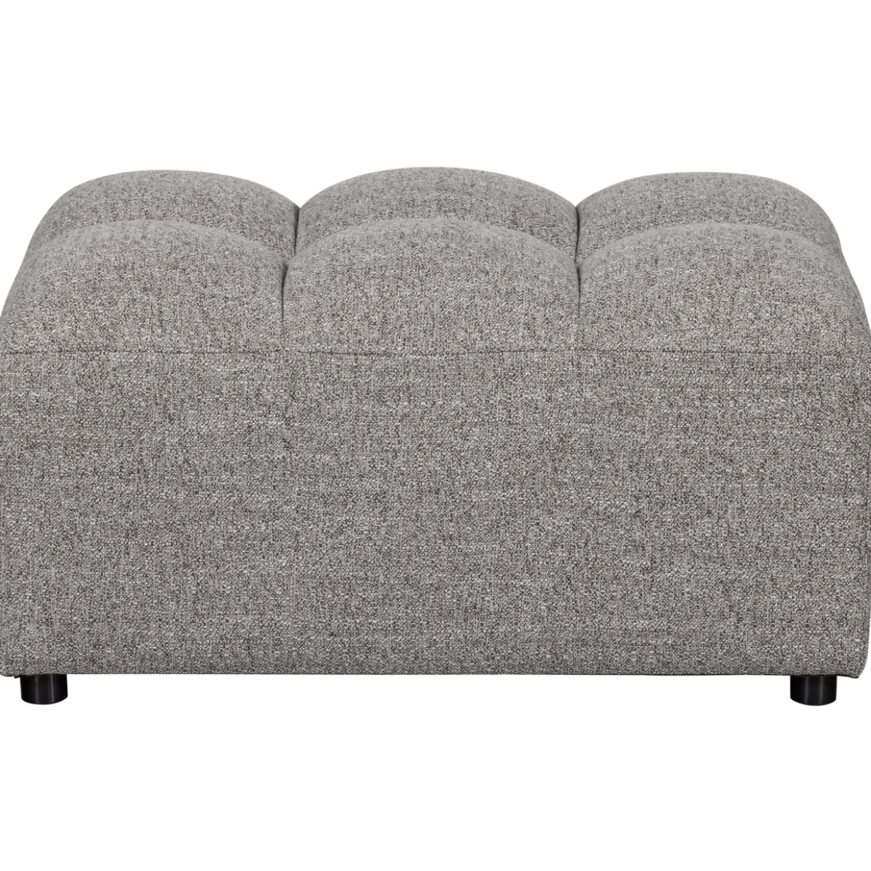 Allure hocker geweven stof klei melange