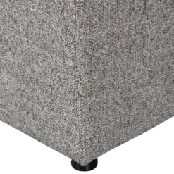 Allure hocker geweven stof klei melange