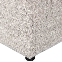 Allure hocker geweven stof naturel melange