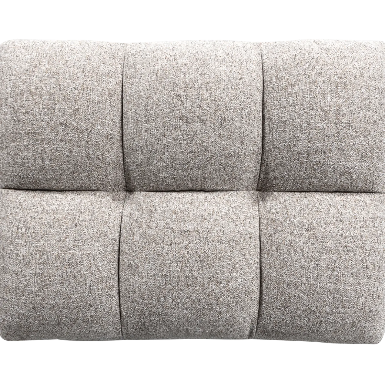 Allure hocker geweven stof naturel melange