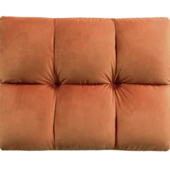 Allure hocker velvet terra