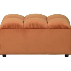 Allure hocker velvet terra