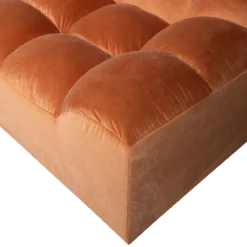 Allure 3-zits bank velvet terra