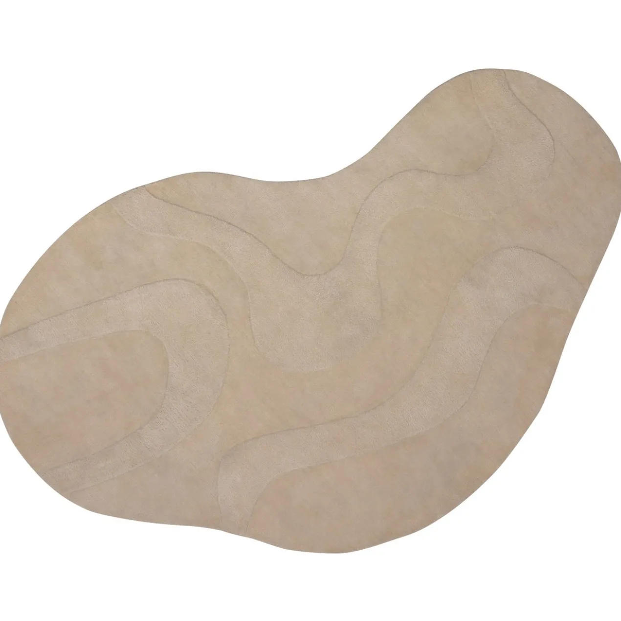 Alya vloerkleed organisch melk 170x240 cm