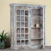 Amara - Vitrinekast van Gerecycled Hout Vintage