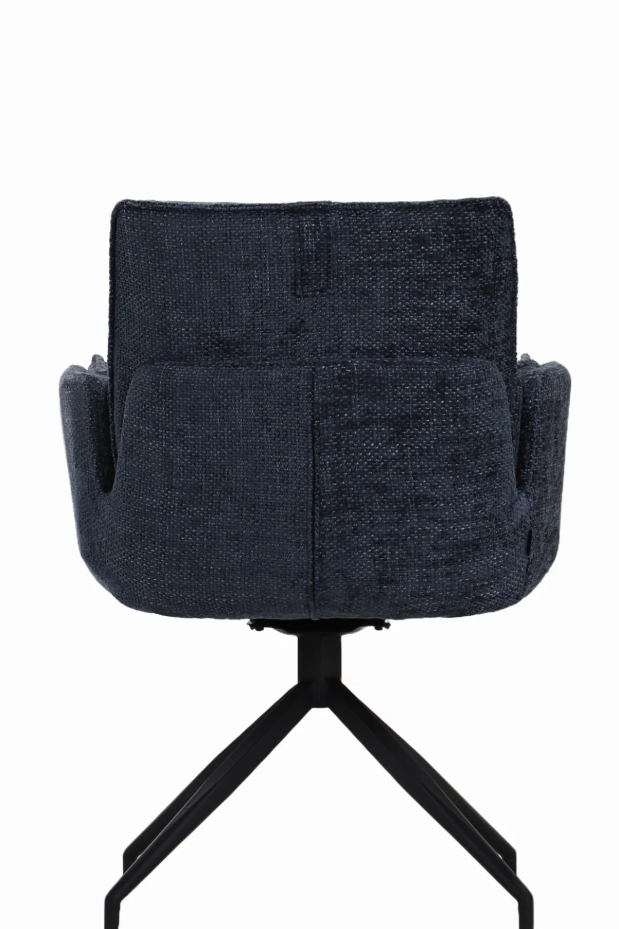 Andre draaistoel stof blauw