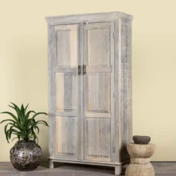 Arrya - Kast van Gerecycled Hout 190cm