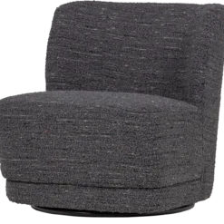 Atty draaifauteuil grove melange grijs [fsc]