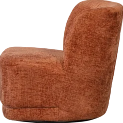 Atty draaifauteuil velvet oranje