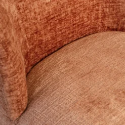 Atty draaifauteuil velvet oranje
