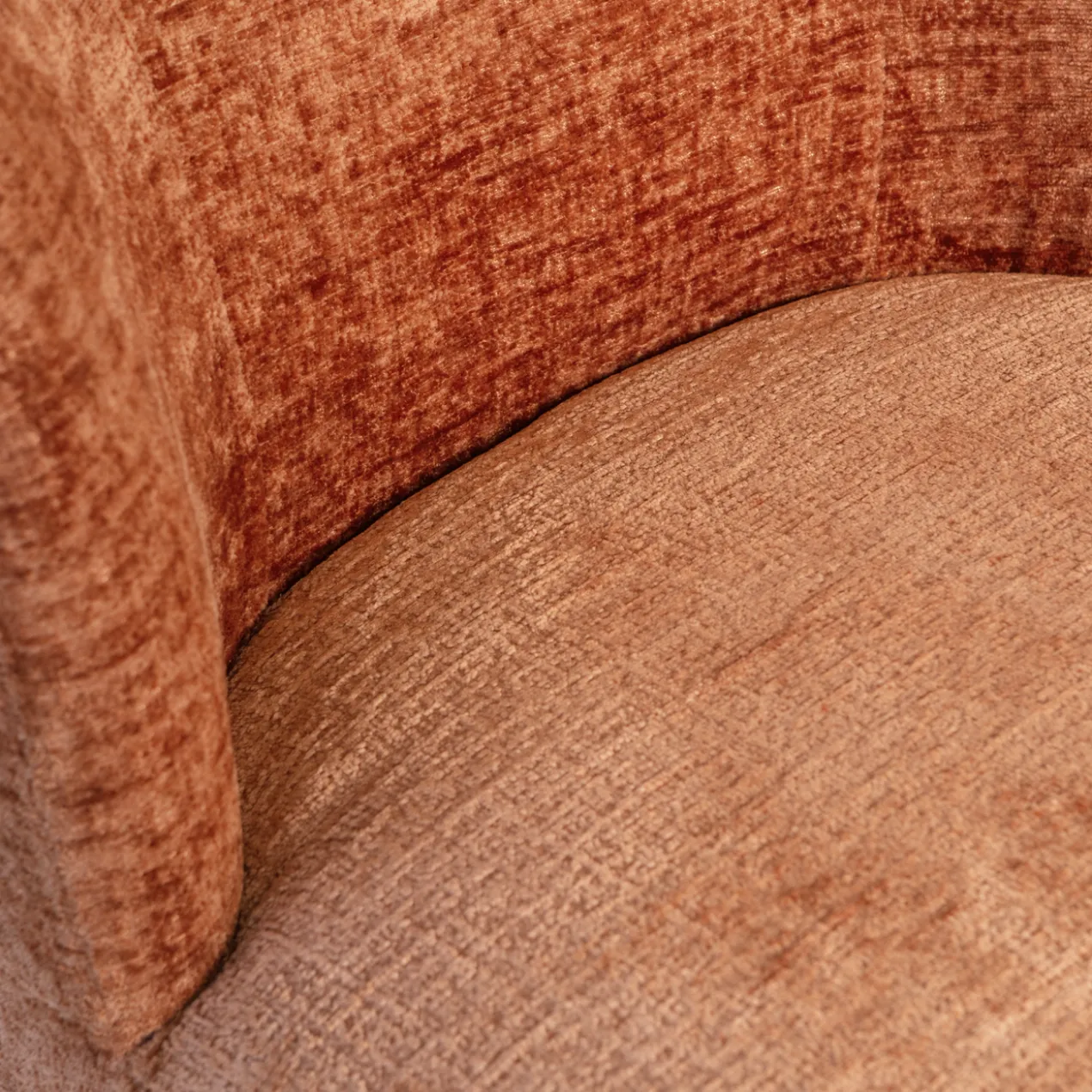 Atty draaifauteuil velvet oranje