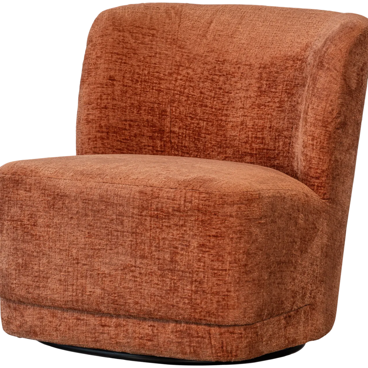 Atty draaifauteuil velvet oranje