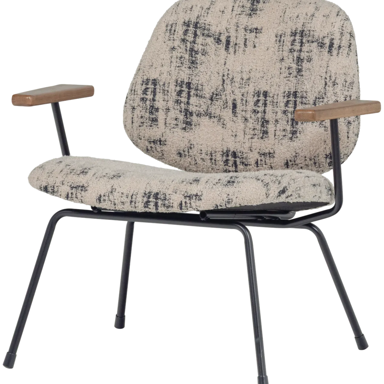 Aure fauteuil chenille beige/zwart