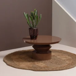 Auren salontafel hout hoogglans bruin [fsc]