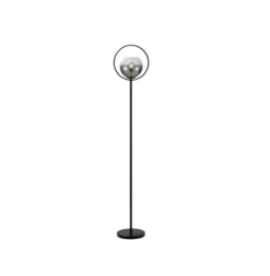 AUREOL VLOERLAMP ZWART/SMOKE