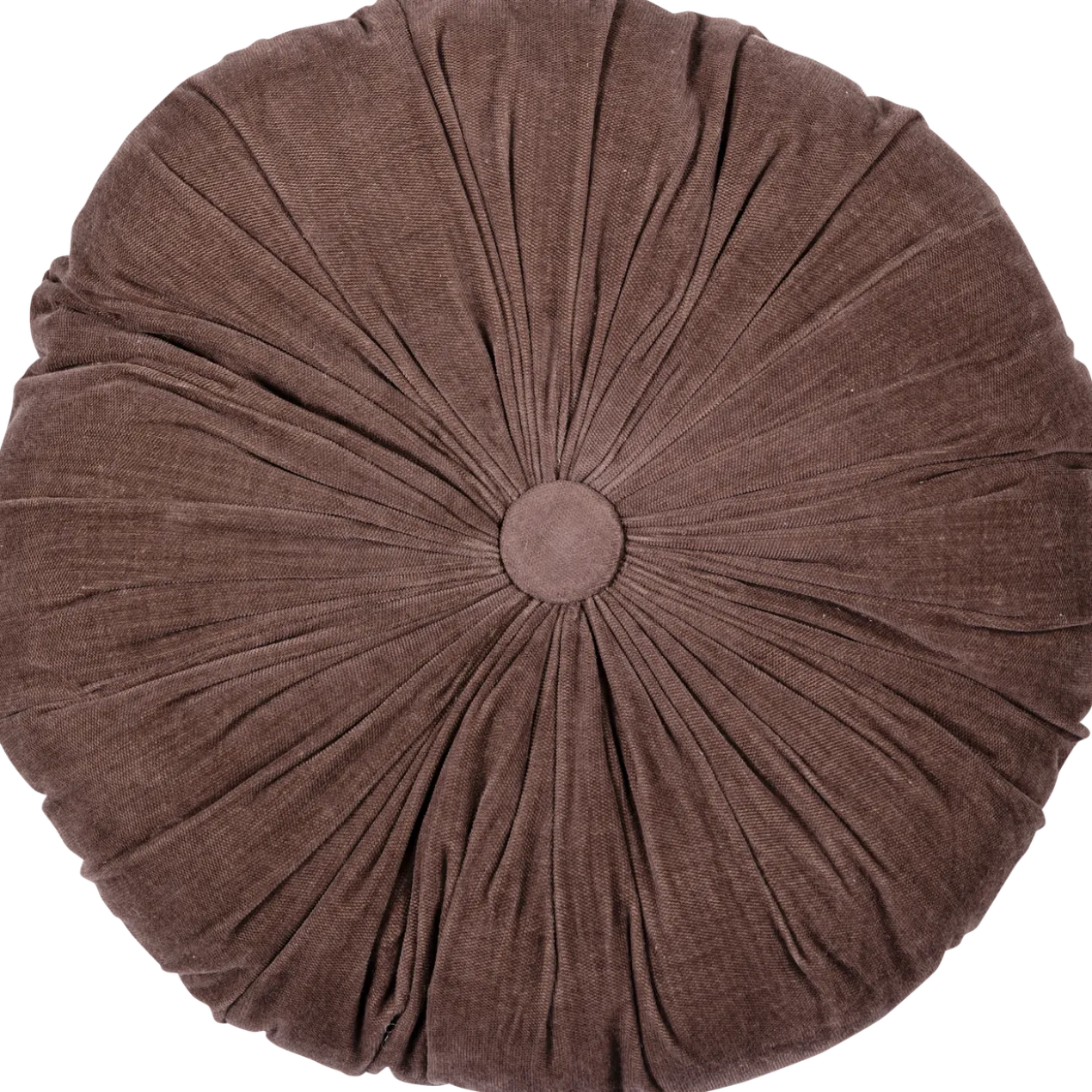 Aziz kussens velvet bruin/naturel - set van 3