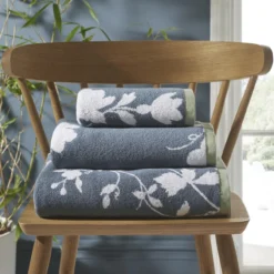 Badhanddoek Oriental Garden Dusky Seaspray 70x125 cm