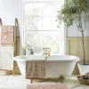 Badhanddoek Strawberry Thief Linen-rust 70x125 cm