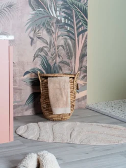 Badmat Beau – Beige Ovaal 50 x 80 cm