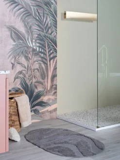 Badmat Beau – Grey Ovaal 60 x 100 cm