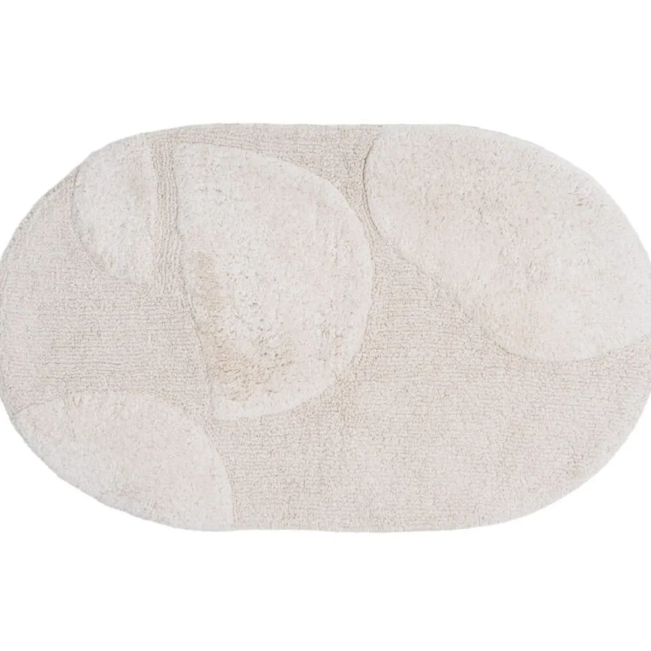 Badmat Boaz - Creme Ovaal 50 x 80 cm