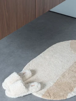 Badmat Bowie Creme Ovaal 50 x 80 cm