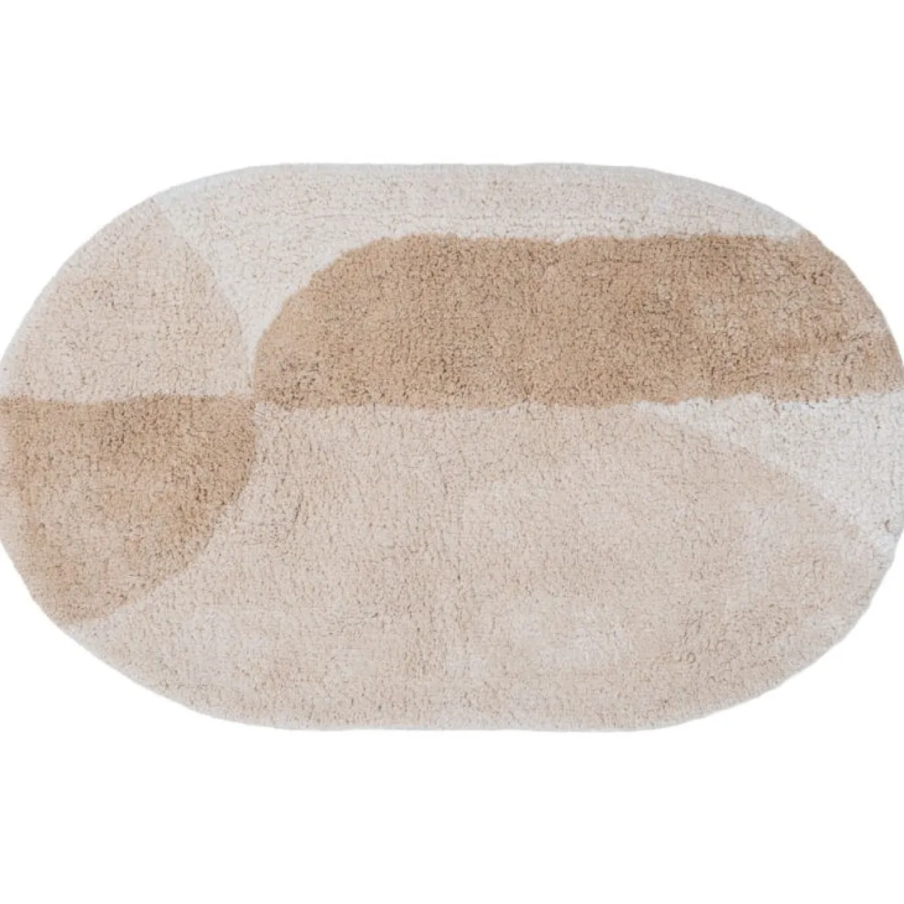 Badmat Bowie Creme Ovaal 60 x 100 cm