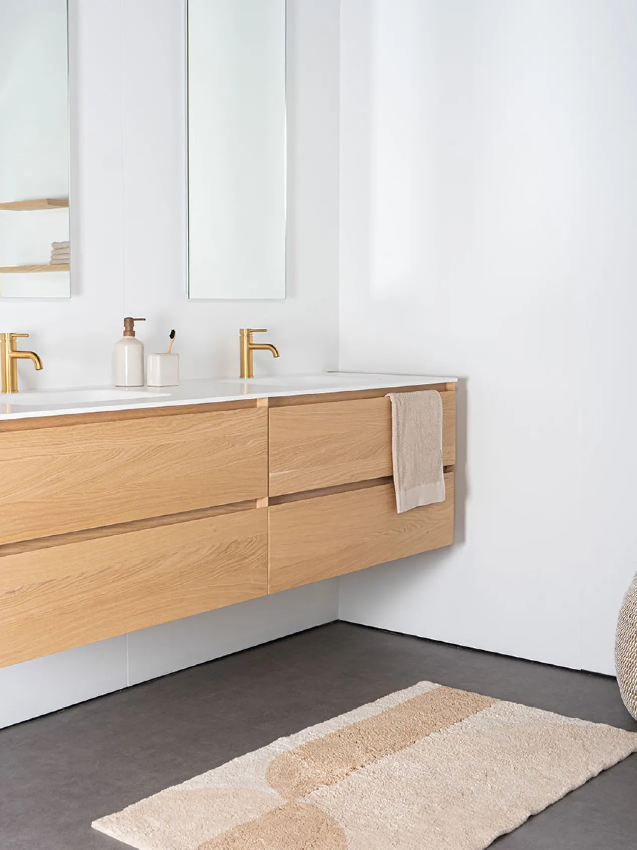 Badmat Bowie – Creme 60x100 cm