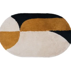Badmat Bowie – Oker Ovaal 50 x 80 cm