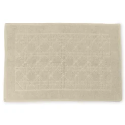 Badmat Portugees organisch katoen off-white 90x60 cm