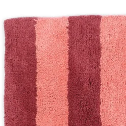 Badmat Stripe 50x70 cm blush/bordeaux