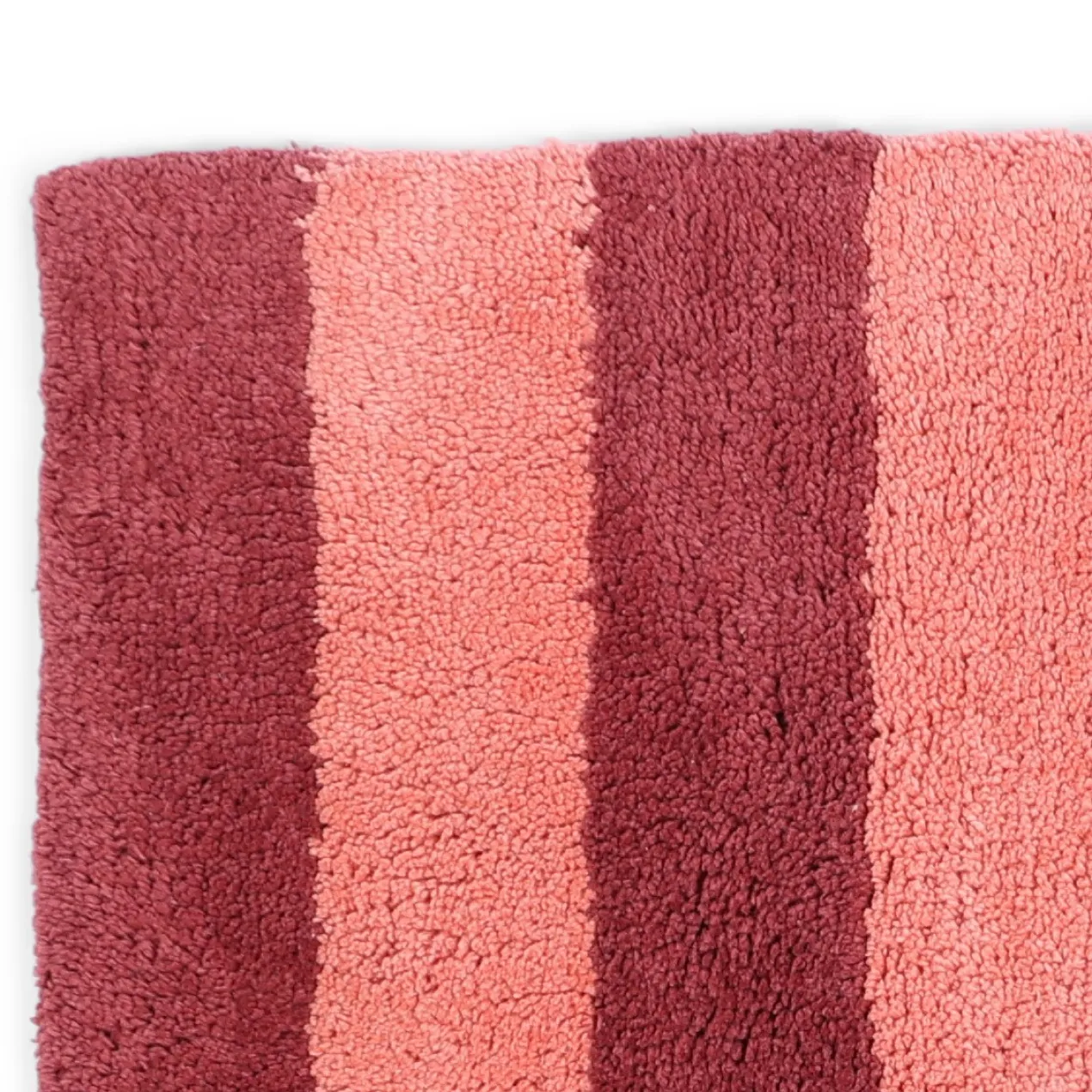 Badmat Stripe 50x70 cm blush/bordeaux