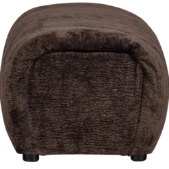 Baggy hocker 3d chenille donkerbruin