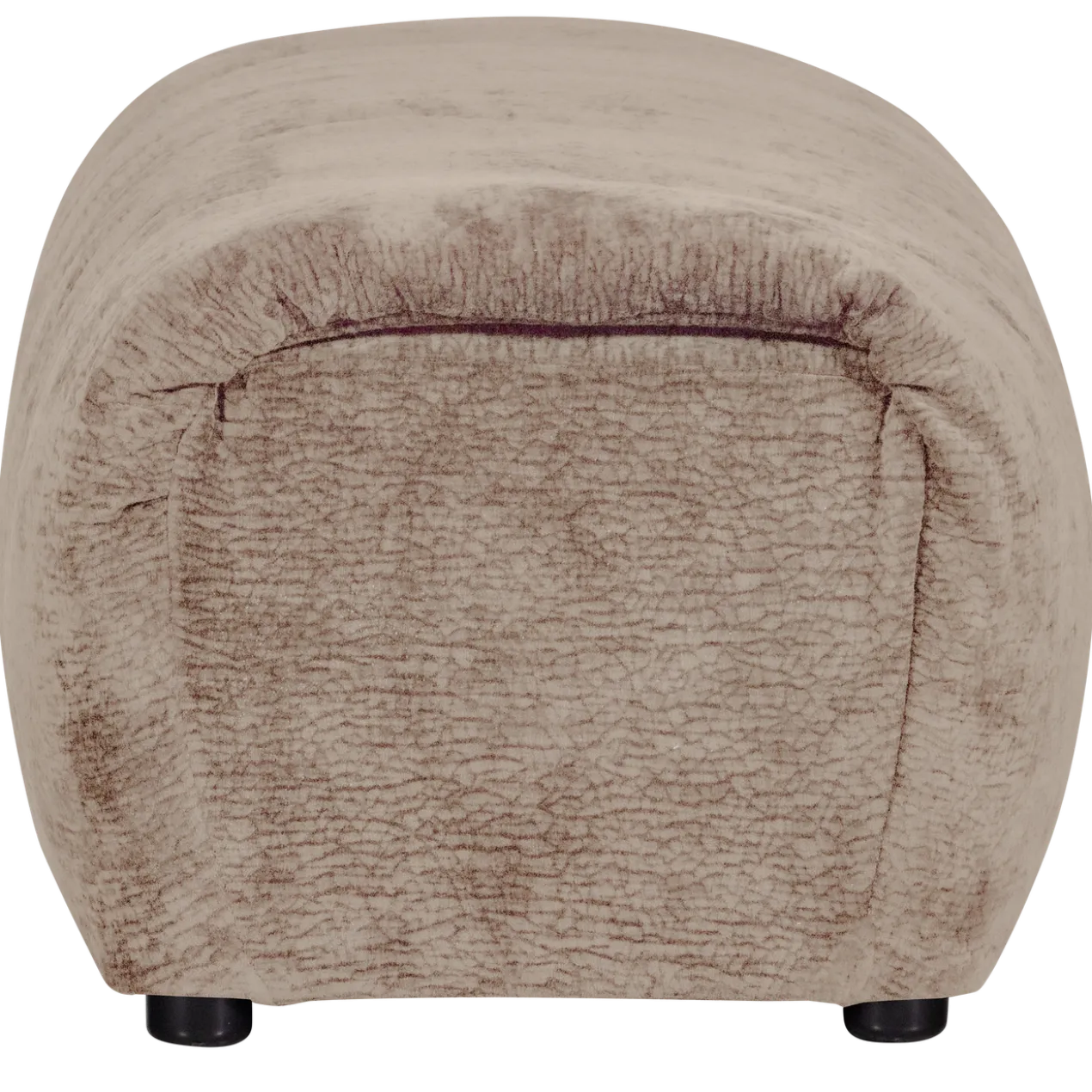Baggy hocker 3d chenille zand