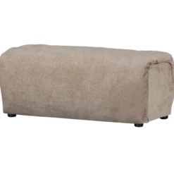 Baggy hocker 3d chenille zand
