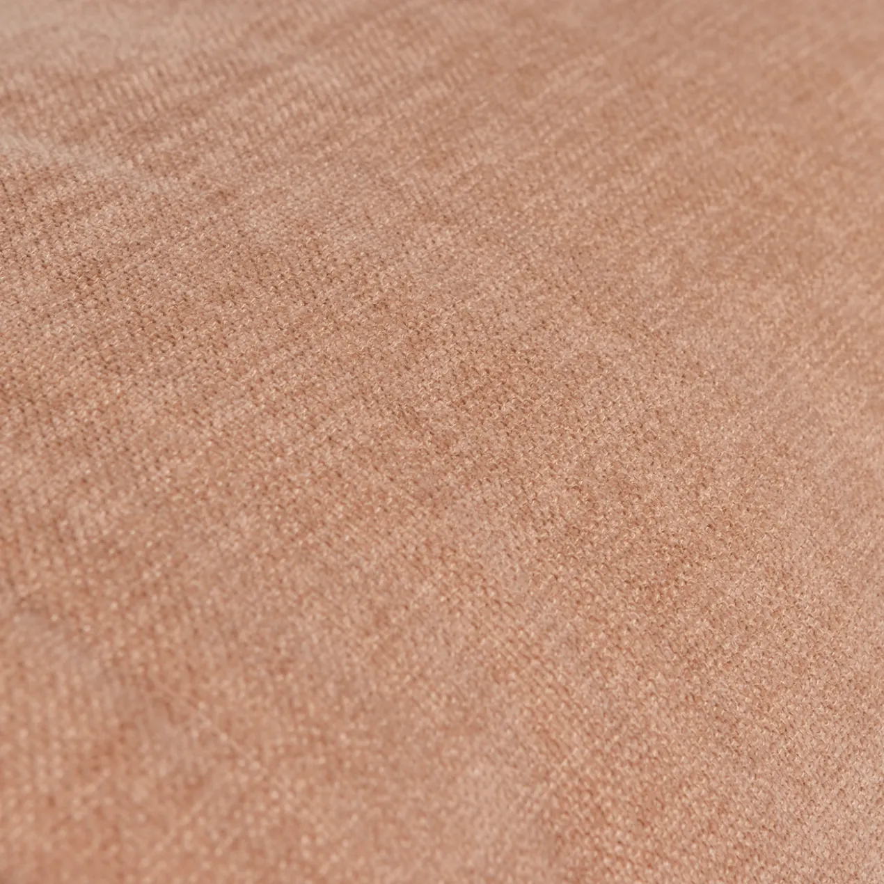 Baggy hocker geweven chenille oud roze