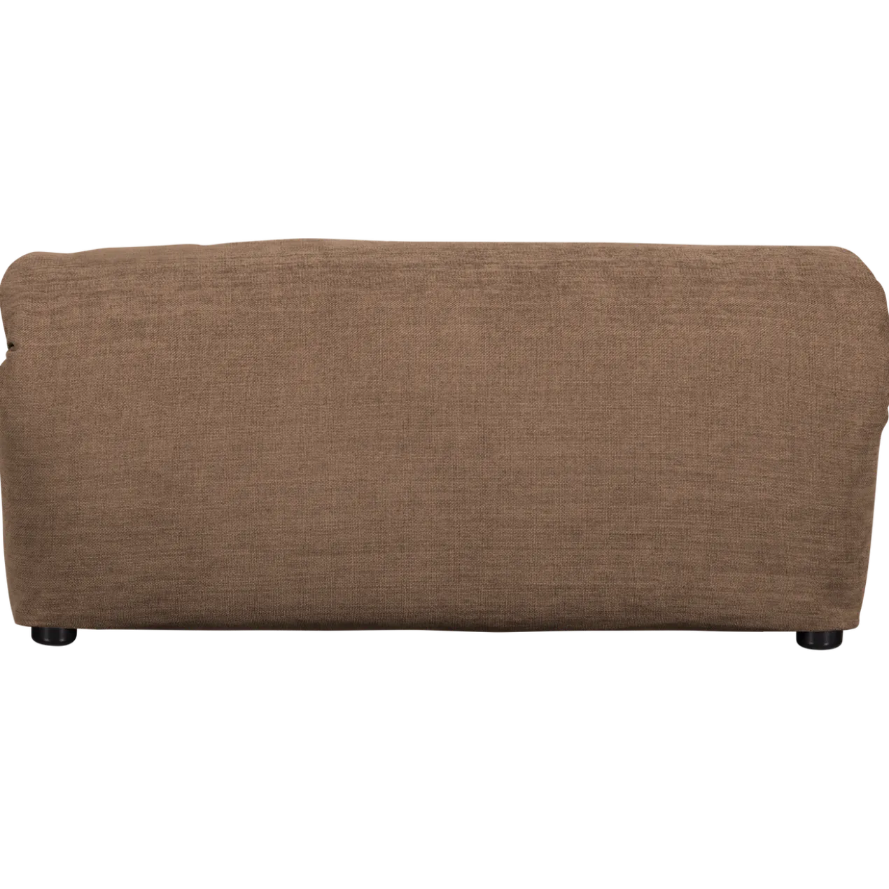 Baggy hocker geweven chenille bruin