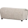 Baggy hocker geweven stof naturel melange