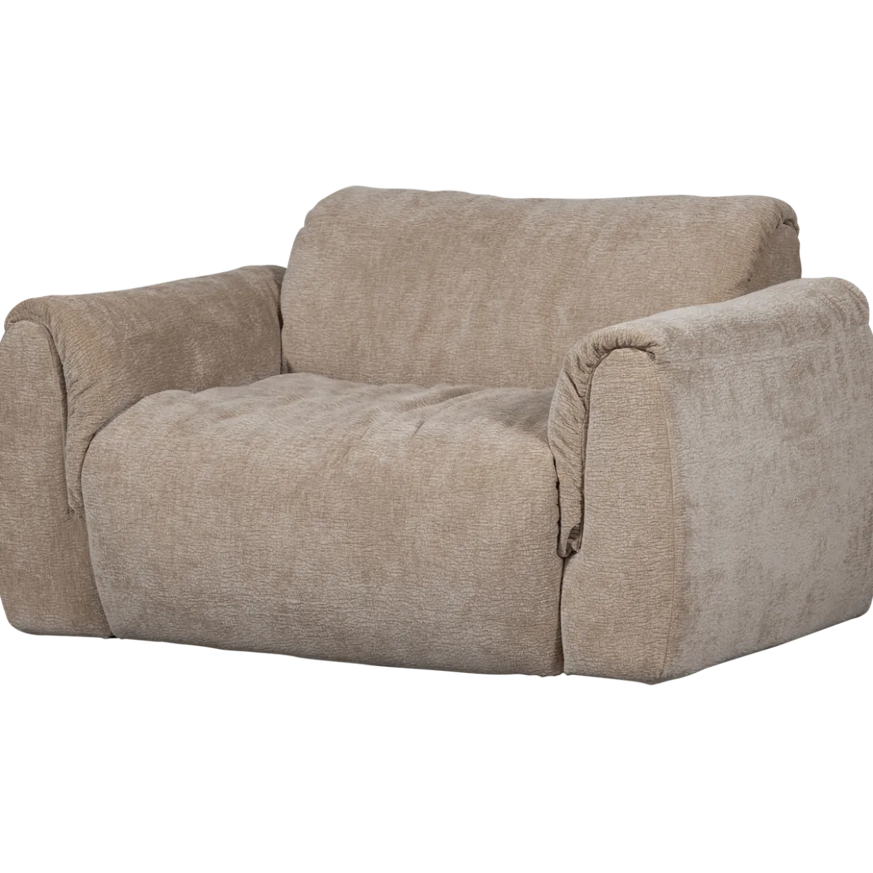 Baggy loveseat 3d chenille zand