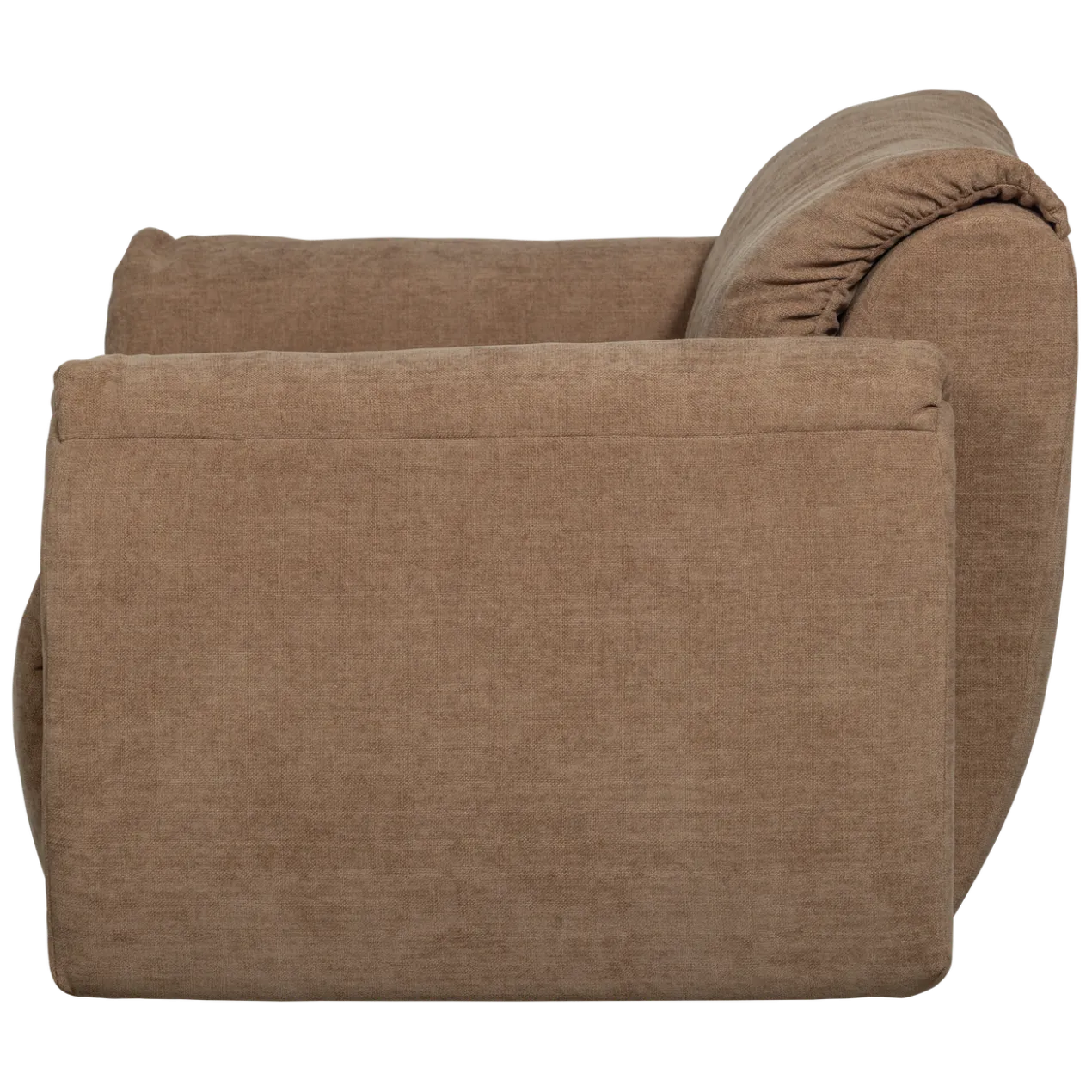 Baggy loveseat geweven chenille bruin