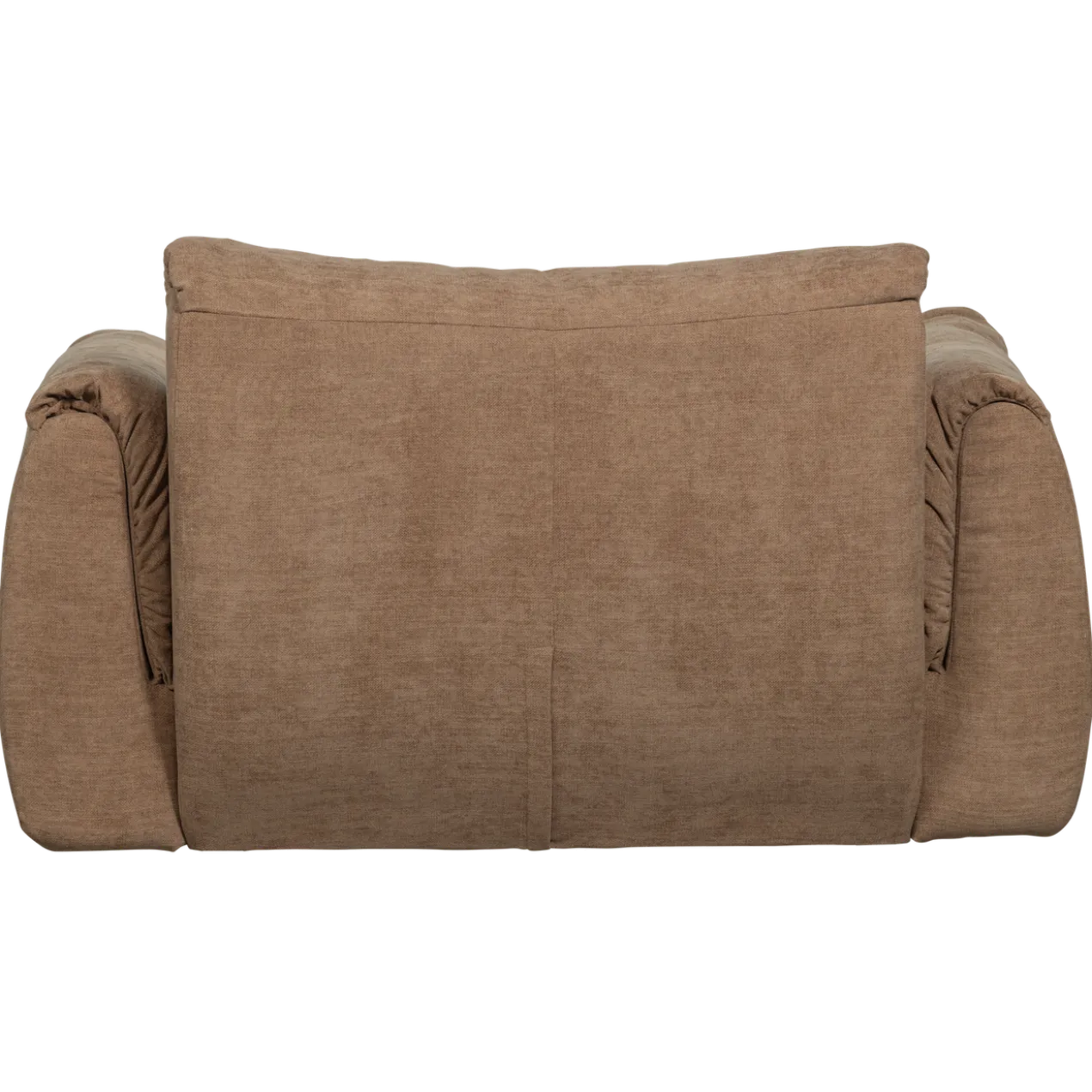 Baggy loveseat geweven chenille bruin