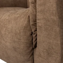 Baggy loveseat geweven chenille bruin