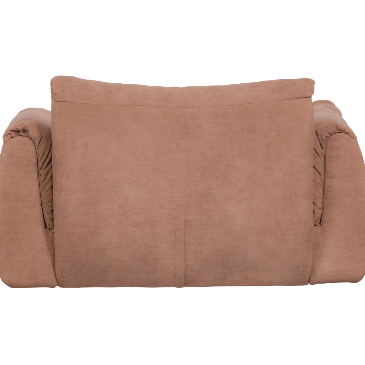 Baggy loveseat geweven chenille oud roze