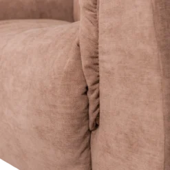 Baggy loveseat geweven chenille oud roze