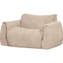Baggy loveseat geweven chenille zand